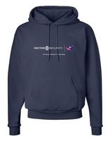 Fleece Pullover Hooded Sweatshirt (Blue Jackets)