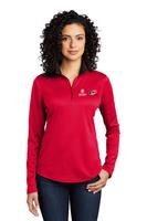 Port Authority Ladies Silk Touch Performance 1/4-Zip (Hurricanes)