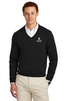 Brooks Brothers Cotton Stretch V-Neck Sweater